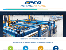 Tablet Screenshot of epco.be